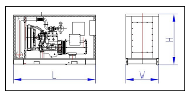 150kW Cummins and Stamford Silent Marine Generating Set Drawing.jpg